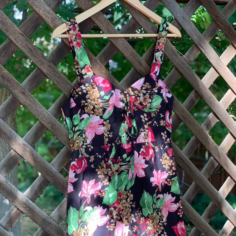 Floral Corset Maxi Dress